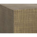 Albans 22 X 22 inch Brass / Black Side Table